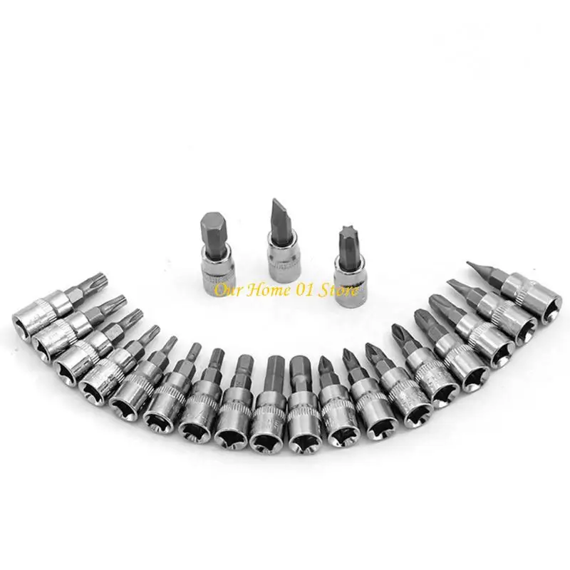 M4YC 46 in 1 Strumento riparazione auto 1/4 pollici Strumento riparazione auto Strumento Torques Chiave