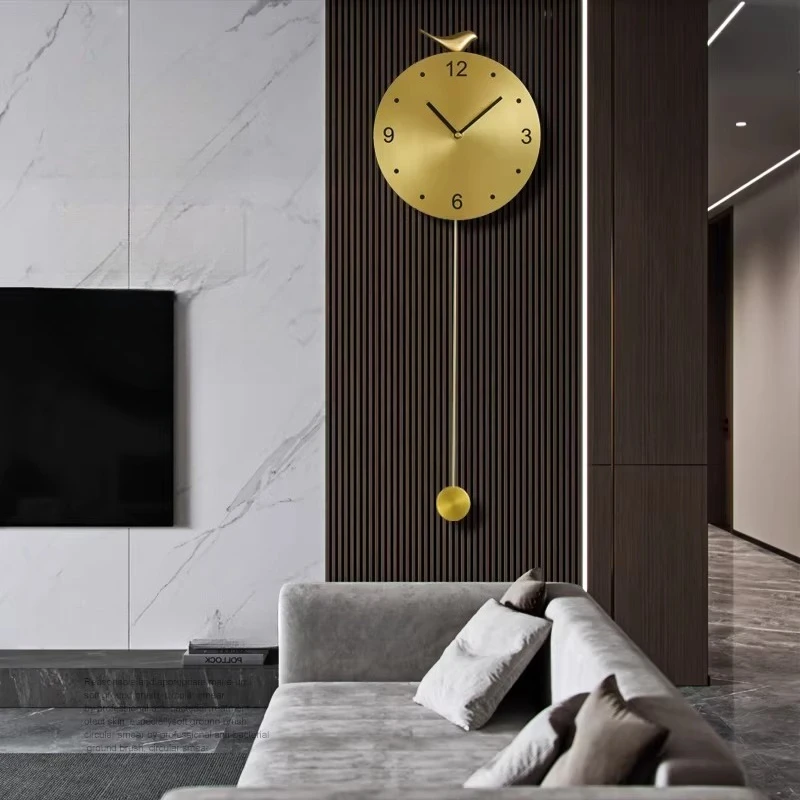 Creativity Wall Clock Nordic Interior Wall Clocks Living Room Silent Design Clocks Minimalist Pendulum Decoration Timepiece