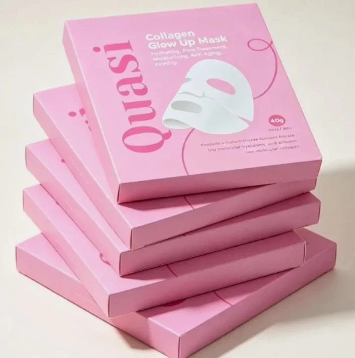 4pcs Set Quasi Collagen Glow Up Mask Korean Professional Night…