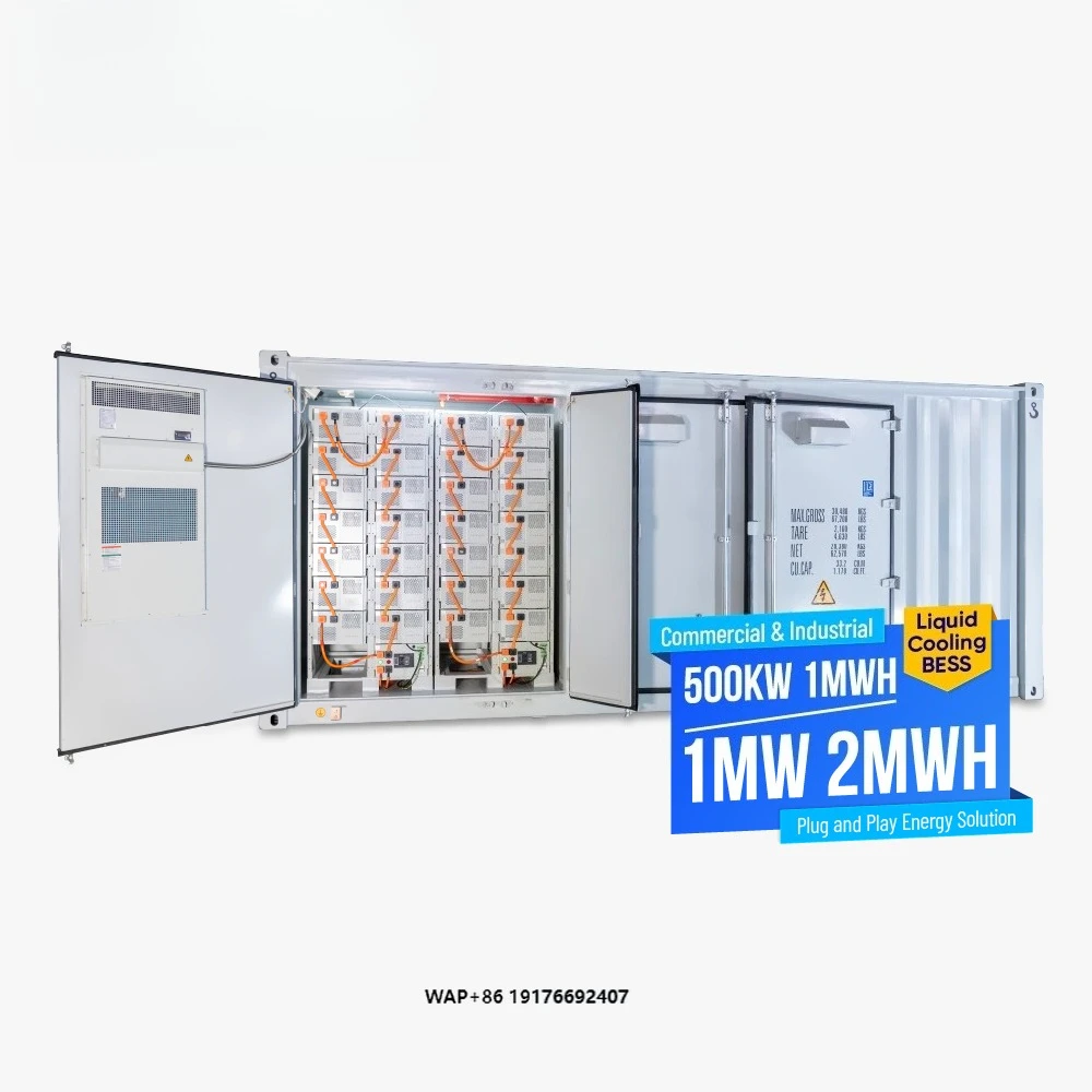 Bess All in One High Voltage Battery 500Kw 1Mwh 1Mw 2Mw Commercial Energy Storage Container 8000 Cycles
