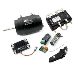 In Stock Maytech Esurf Hydrofoil DIY Watercooled 10.5KW BLDC Motor 300A 75V VESC Controller Remote Electronic Switch Pump