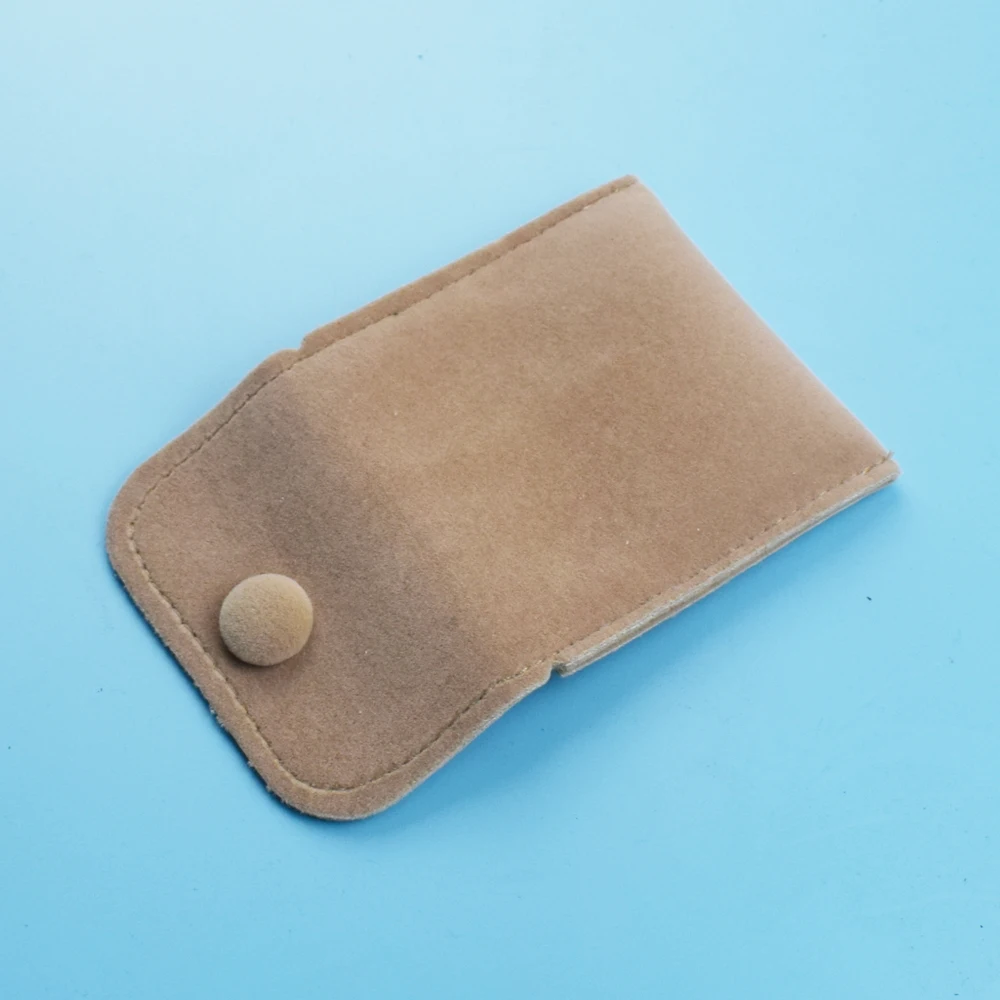 1pc Mini Fabric Coin Pouch Velvet Cloth Money Bag Wallet