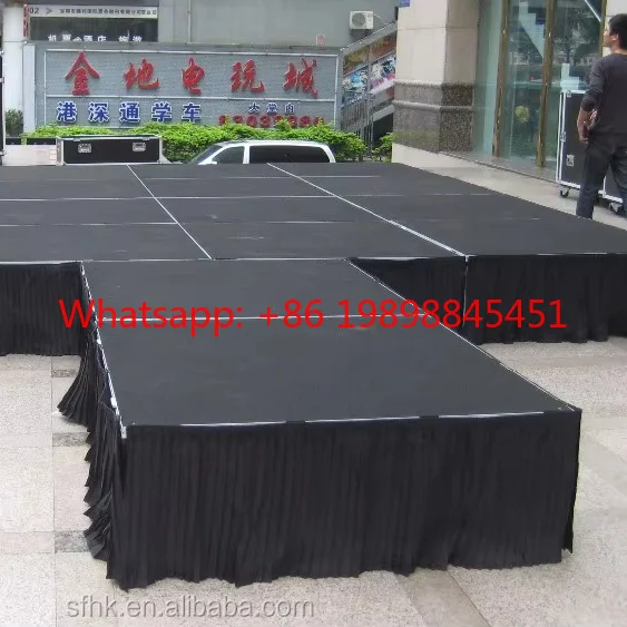 

RK Bestseller Easy Install Black Folding Stage Riser for Concert