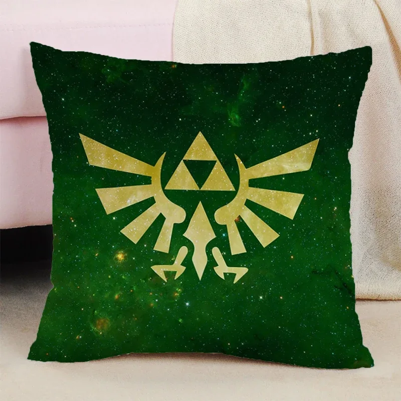 Zeldaes Decorative Cushions for Sofa Cushion Cover 40*40 Pillowcase 45*45 Pillow With Anime Duplex Printing Cute Pillows Covers