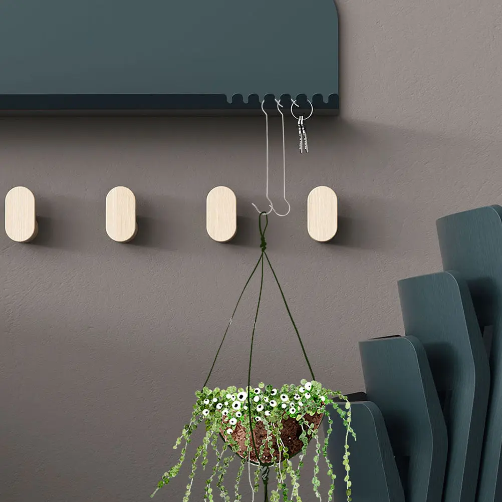 

10 шт. сверхпрочных S-образных крючков для подвешивания растений, для садовых подвесных корзин, кормушек для птиц, крючки для деревьев, уличные крючки для растений