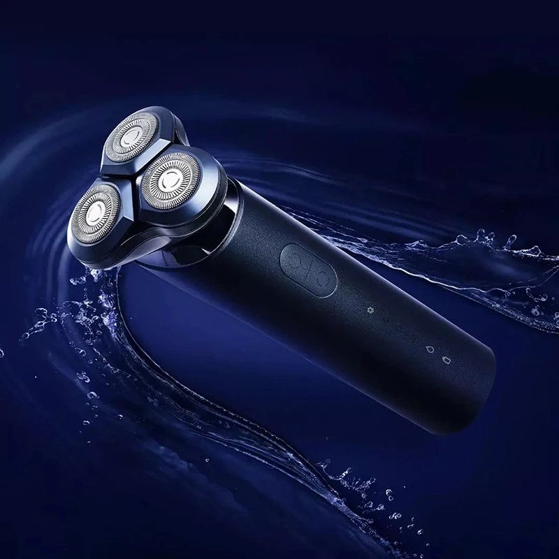 XIAOMI MIJIA-Rasoir électrique à triple lame S700 pour homme, tondeuse à barbe, machine à raser la barbe, support sec