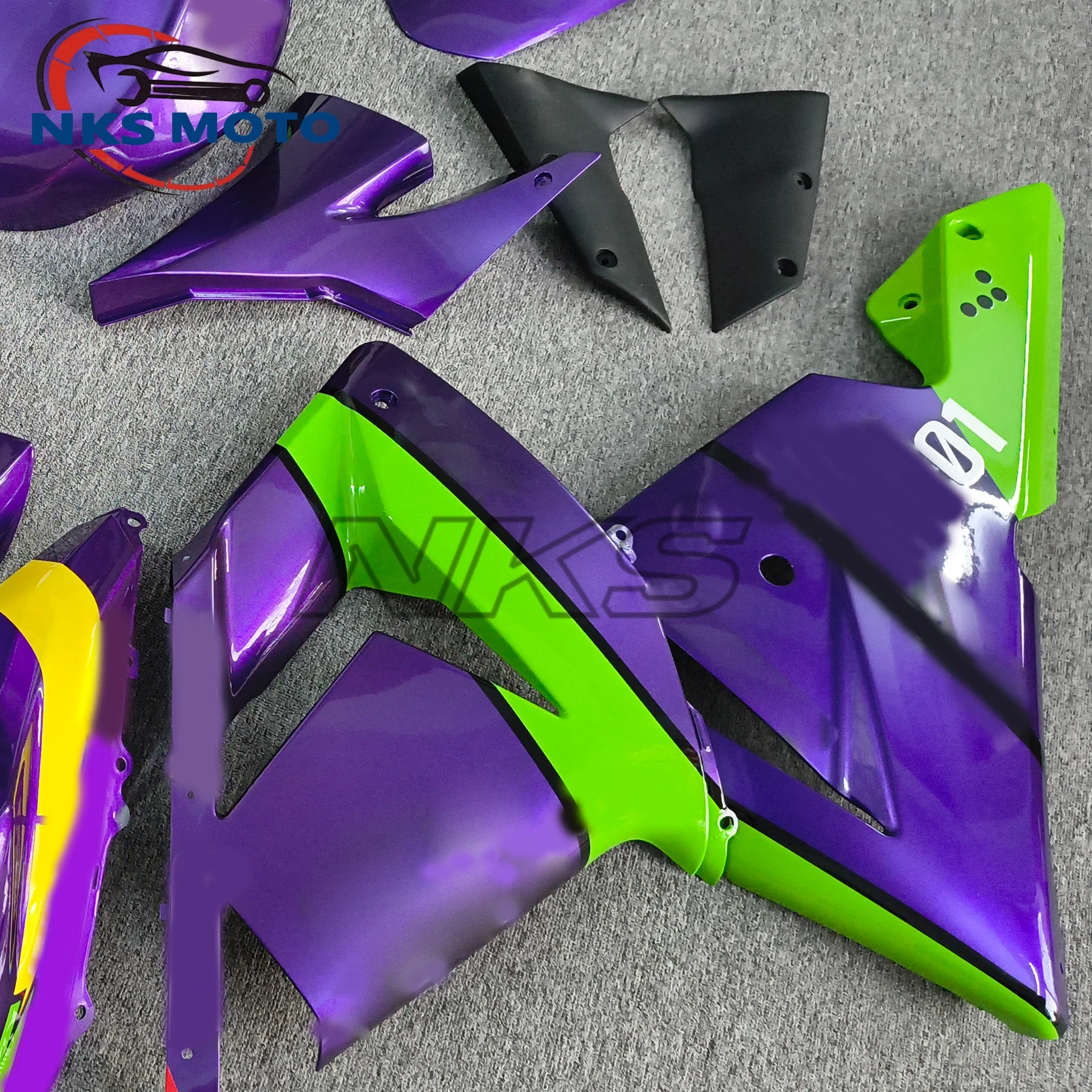 

Hot Purple Green Motorbike Fairing For Kawasaki 2004 2005 ZX10R Fairings Custom ZX-10R 04 05 Fairing Body kit