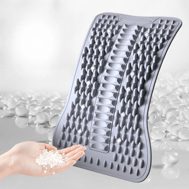Lumbar Stretcher Back Relief Device Waist Traction Massager, Home Spine Correction Relax Exercise Tool view 3