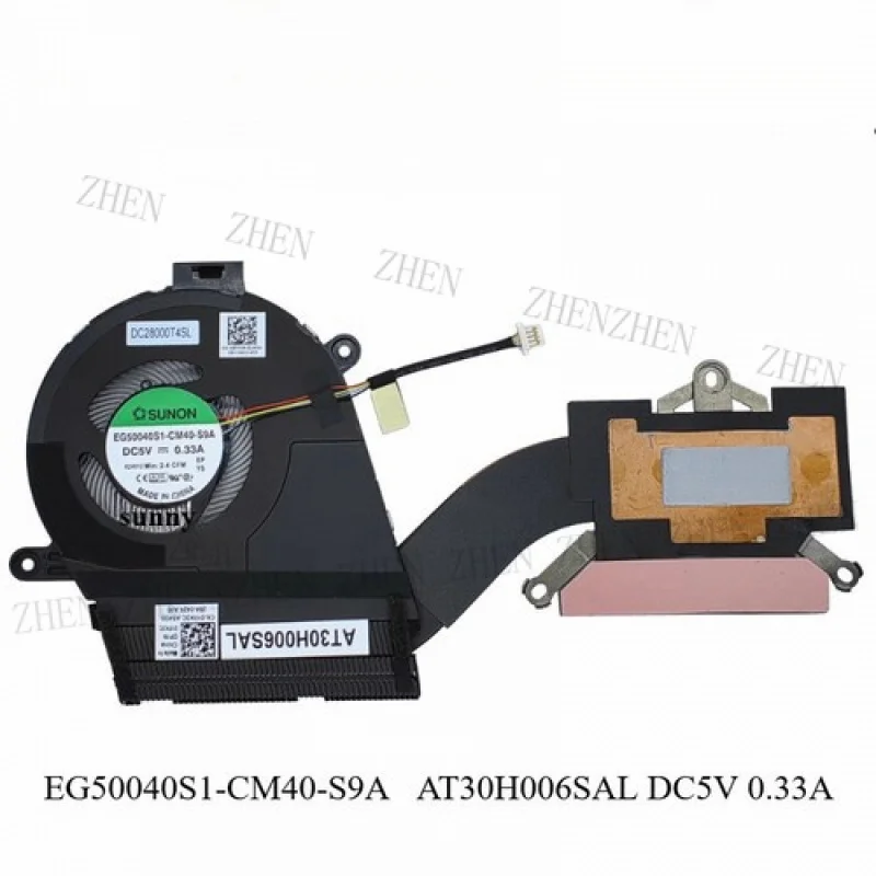 

Y New 0YFK3C 0X77GN For Dell Latitude 9520 E9520 CPU Cooling Fan Heatsink Cooler