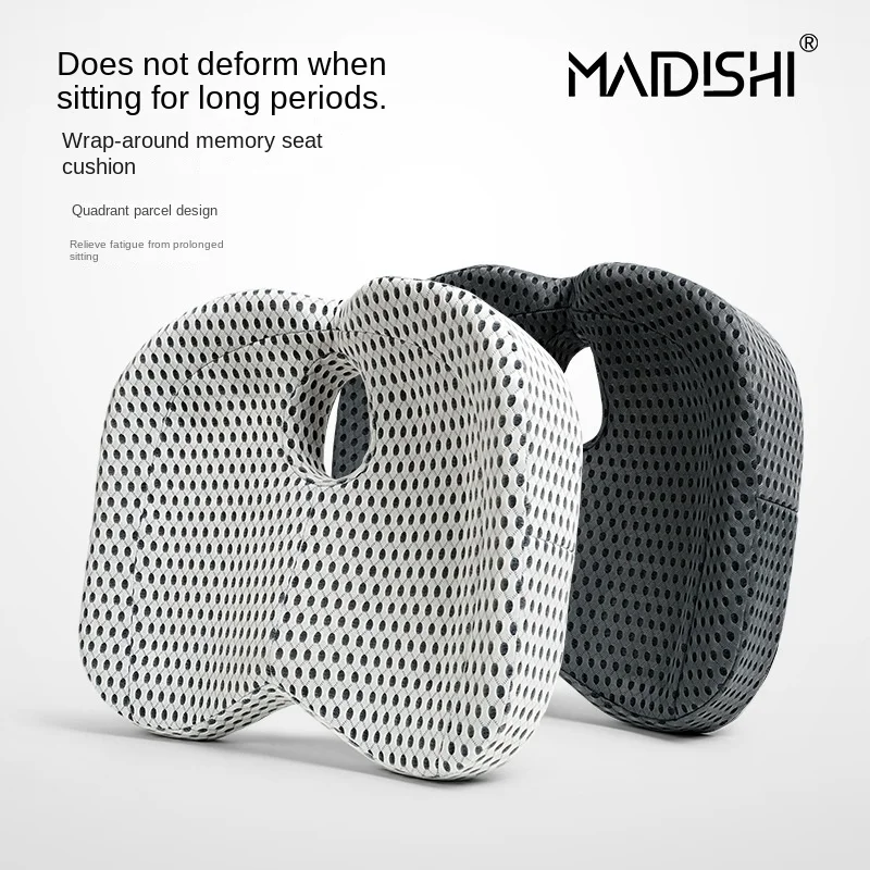 Memory Foam Seat Orthopedic Cushion, Driver's Thickened Cushion, Hemorrhoid Treatment, Car Seat Pain Relief, Tailbone Pillow