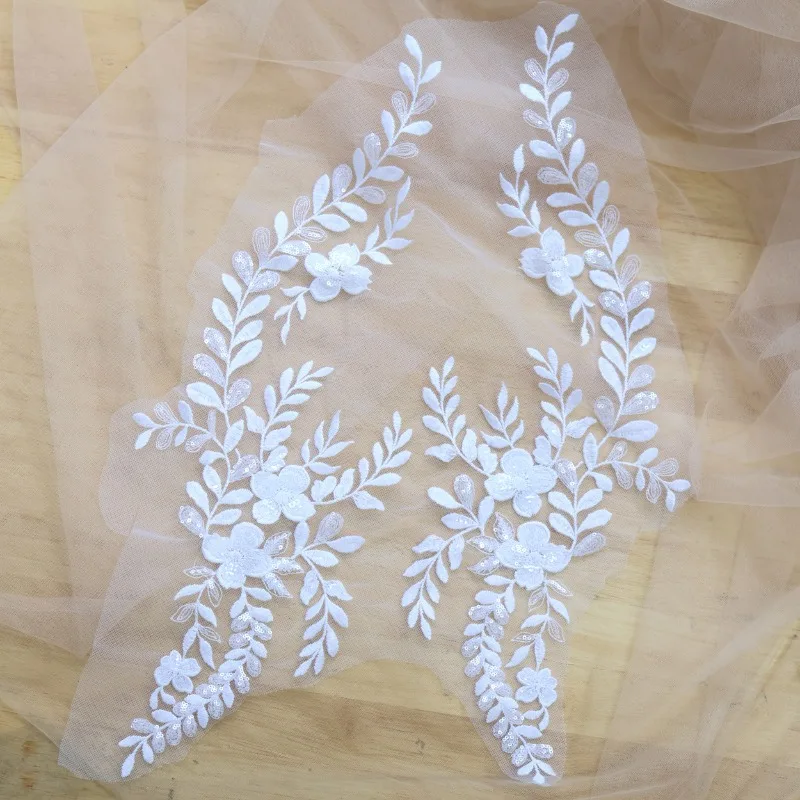 novo-conjunto-de-flores-de-renda-com-lantejoulas-aplique-de-renda-bordada-branca-para-vestido-de-noiva-e-acessorios-de-fantasia-hanfu