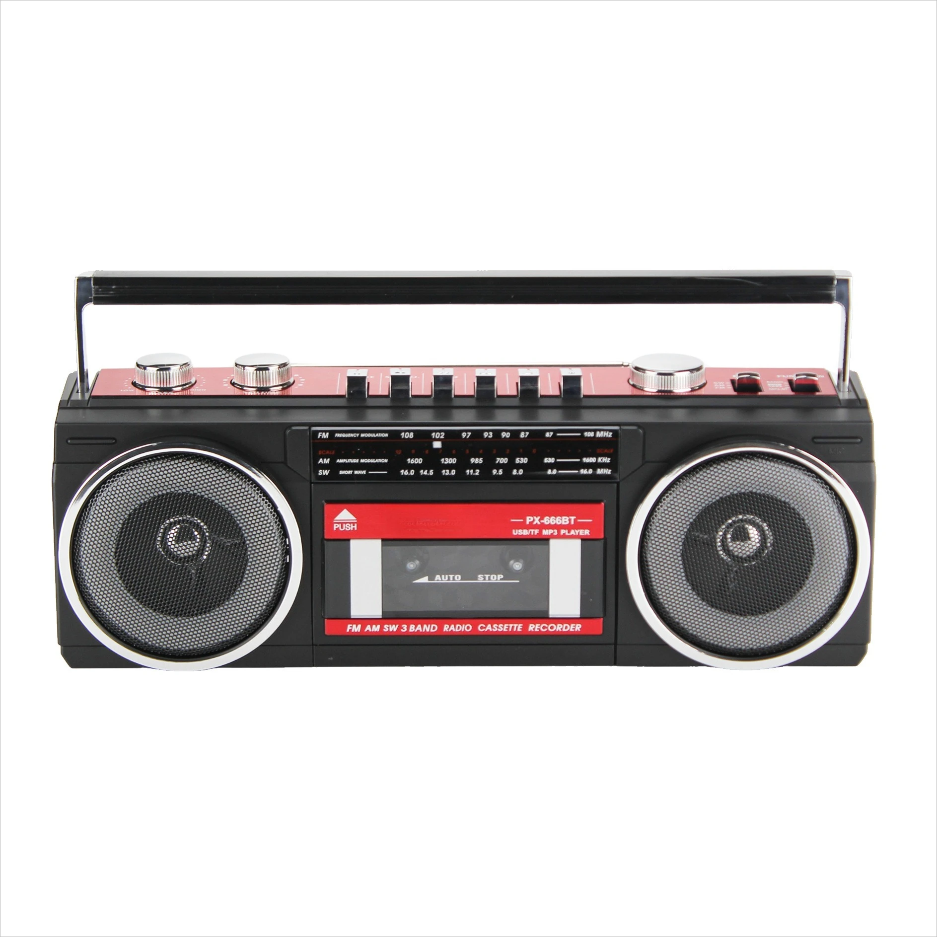 Tape Recorder Dual Speaker Desktop Bluetooth Recorder Radio Multifunction Tape Recorder