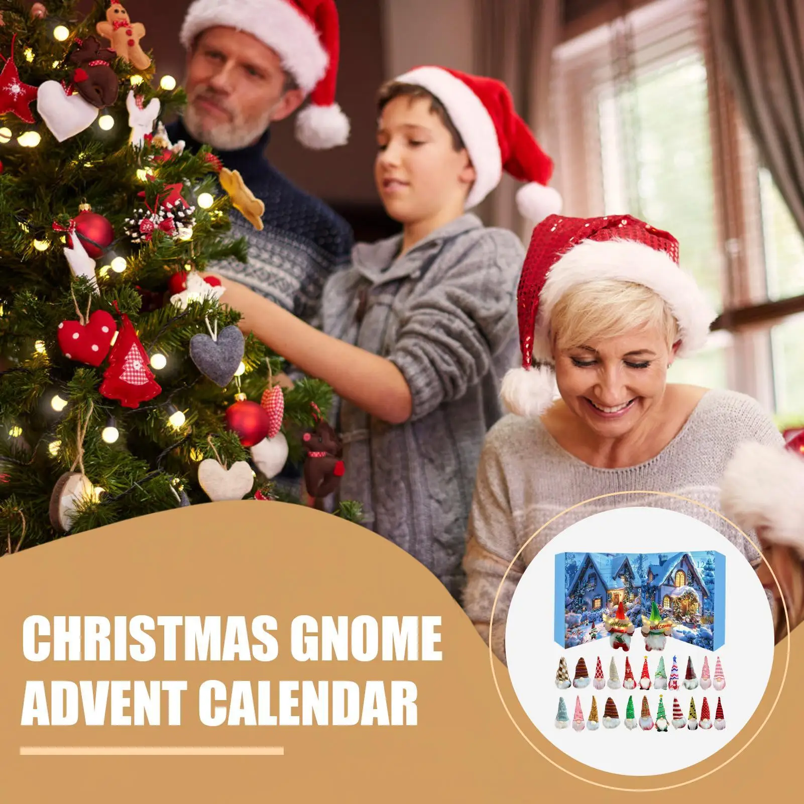 

Calendar Advent 24 Days Vacation Countdown Calendars Collectible Figures Stocking Stuffers For Daily Ritual Decor Fireplace