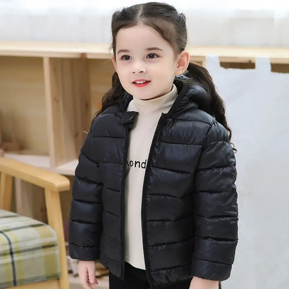 Chaquetas de plumón con capucha ligeras para niños, ropa informal cálida para niños, regalo de cumpleaños de Navidad para niños y niñas, moda