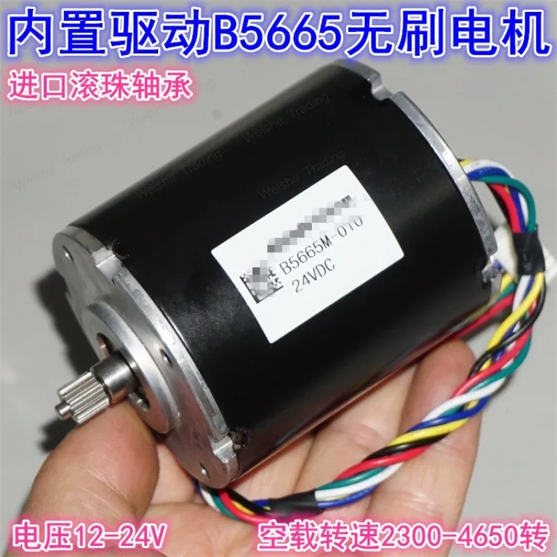 

Built-in drive B5665 inner rotor brushless motor 12-24V forward and reverse PWM speed regulation large torque brushless motor