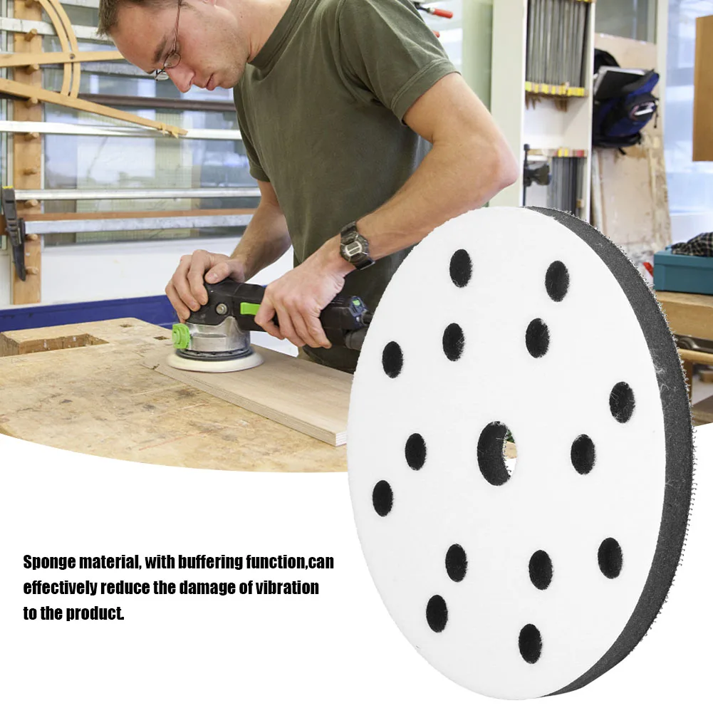 150mm Diameter Soft Buffer Sponge Interface Cushion Pad for Sanding Pads Interface Pad for Sanding Pad Interface Cushion Pad
