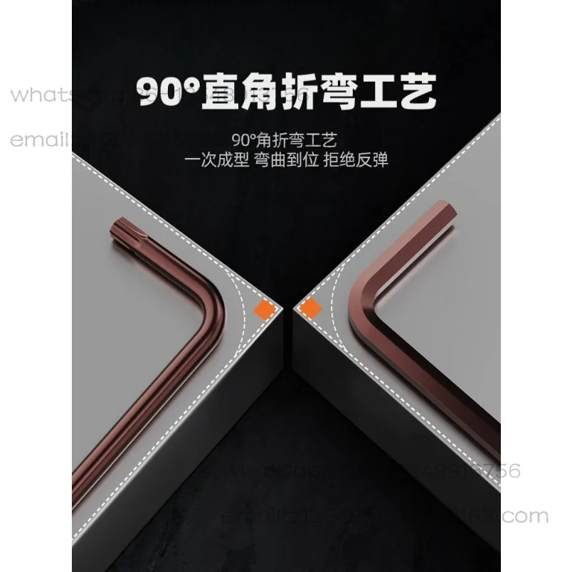 Brand new hexagonal wrench set 6-edge screwdriver tool extended wrench in stock