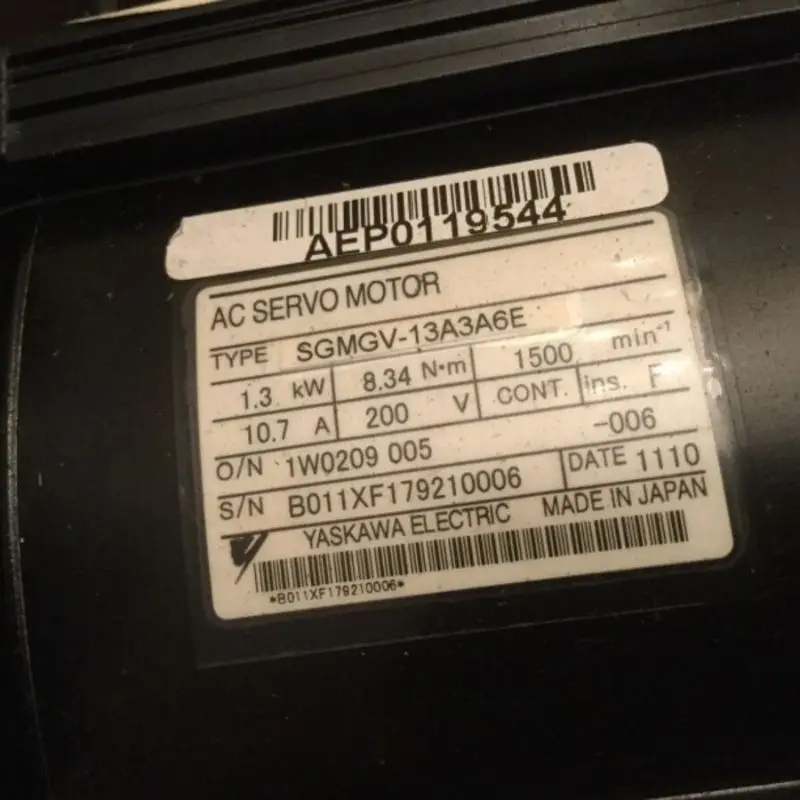 

NEW Yaskawa SGMGV-13A3A6E AC Servo Motor Expedited Delivery