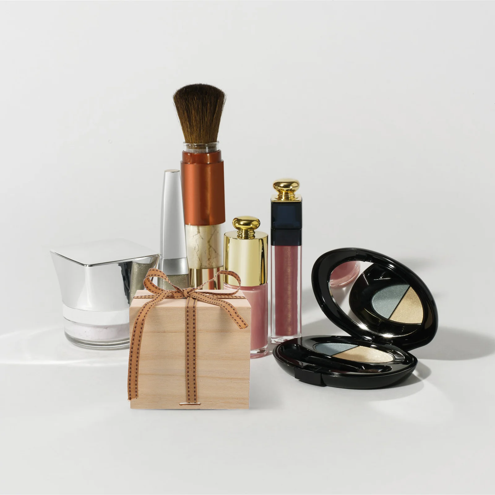 

Paulownia Wood Blank Small Wooden Storage Box Lid for Watches Keys Jewelry Multifunctional Craft Box Paintable Surface