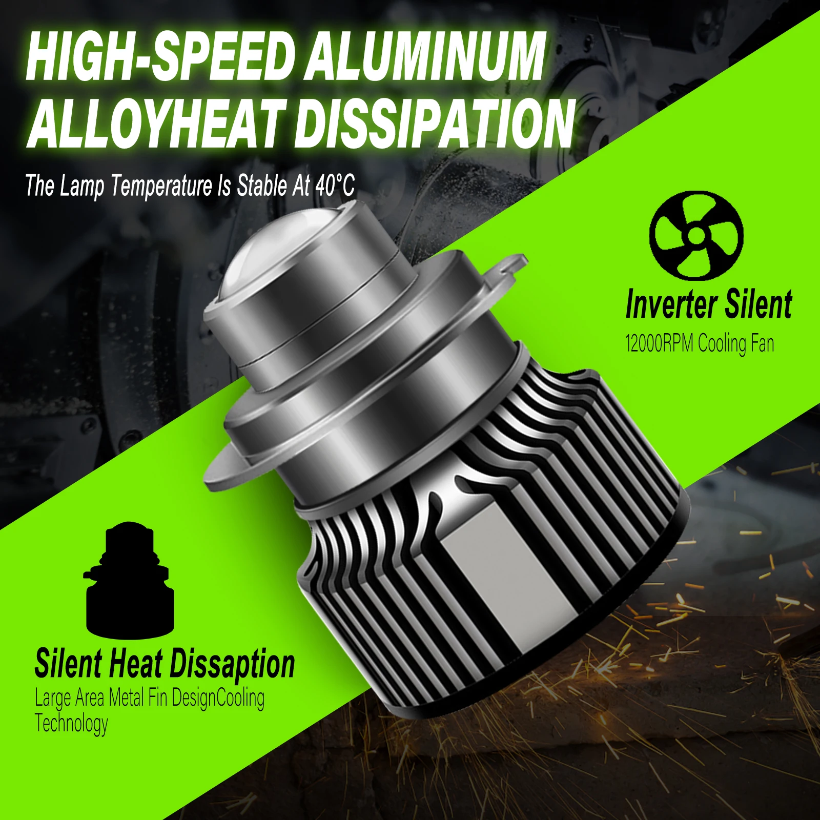 2Pcs H7 H11 Led Fog Light Bulb Laser Lens Led Fog Lamp H8 H9 9005 HB3 9006 HB4 CSP 8000K 6000K 3000K Turbo Fog Light For Car