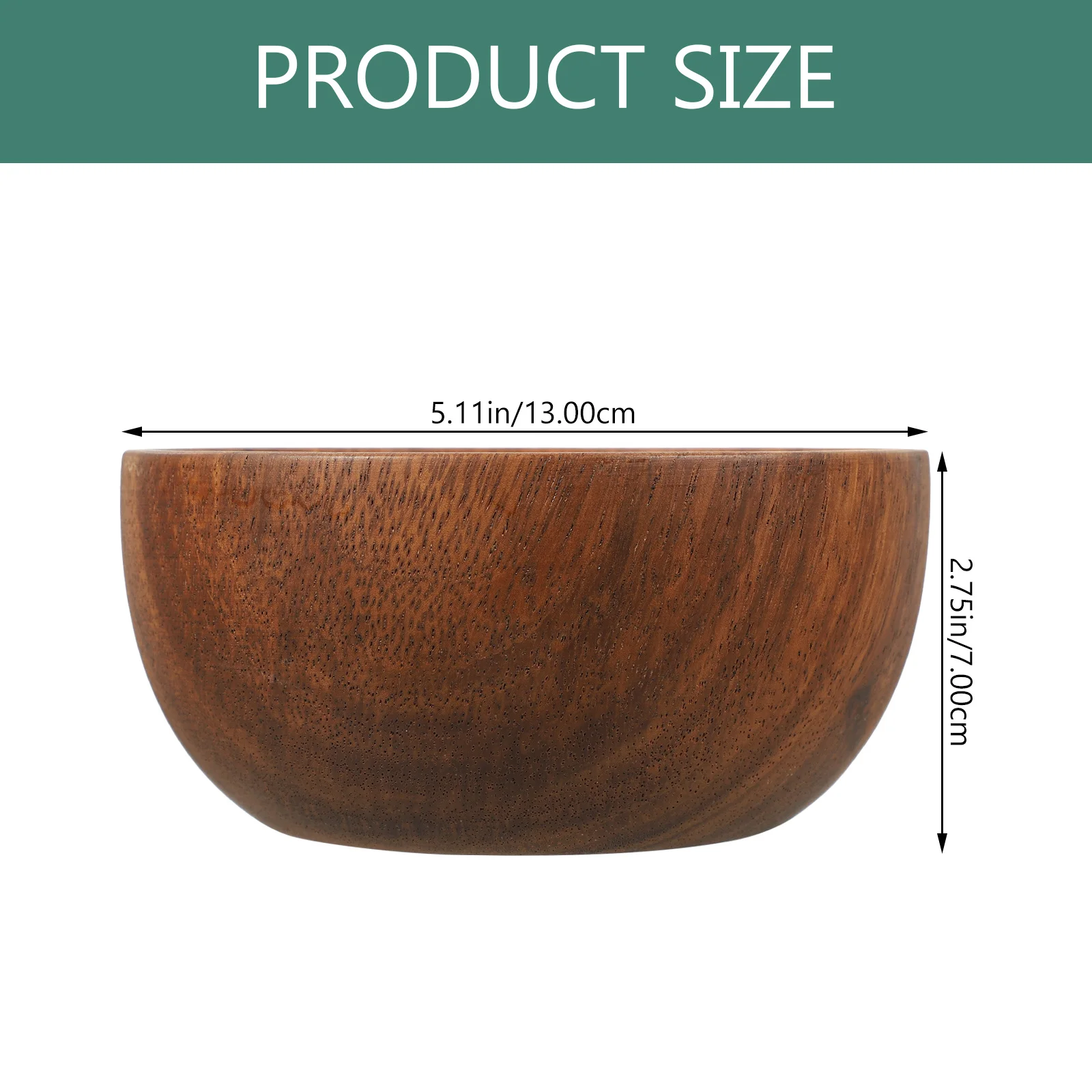 

Wooden Small Fruit Bowl For Snack Sauce Storage Multi-Function Household Serving Bowl Wear-Resistant Natural Wood Candy