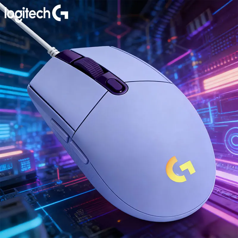 

Logitech G102 Wired Mouse, Matte and Anti-Slip, Dual Use for Home, Gaming, and Office, Compatible with Multiple Systems