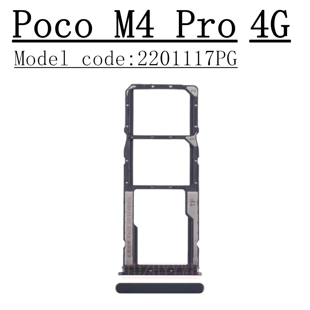 Bandeja de tarjeta SIM SD para teléfono Xiaomi Poco M4 Pro PocoM4Pro 4G/5G nuevo cajón de soporte de ranura para Chip SIM