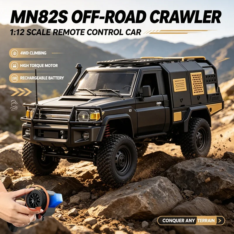 Rc Roc Hobby - 1/12 풀 스케일 MN82S RC 크롤러