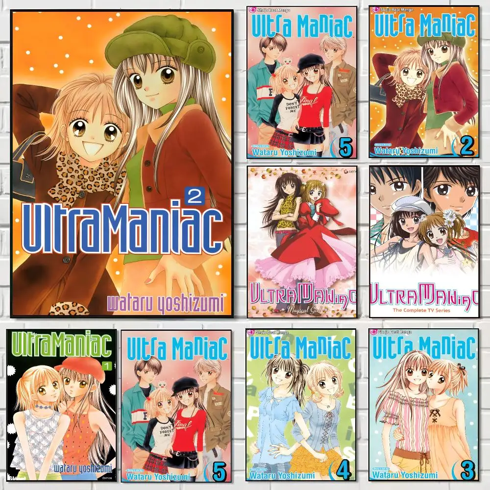 Anime U-Ultra Maniac Poster Print Painting Home Decor for Bedroom Living Room Hallway