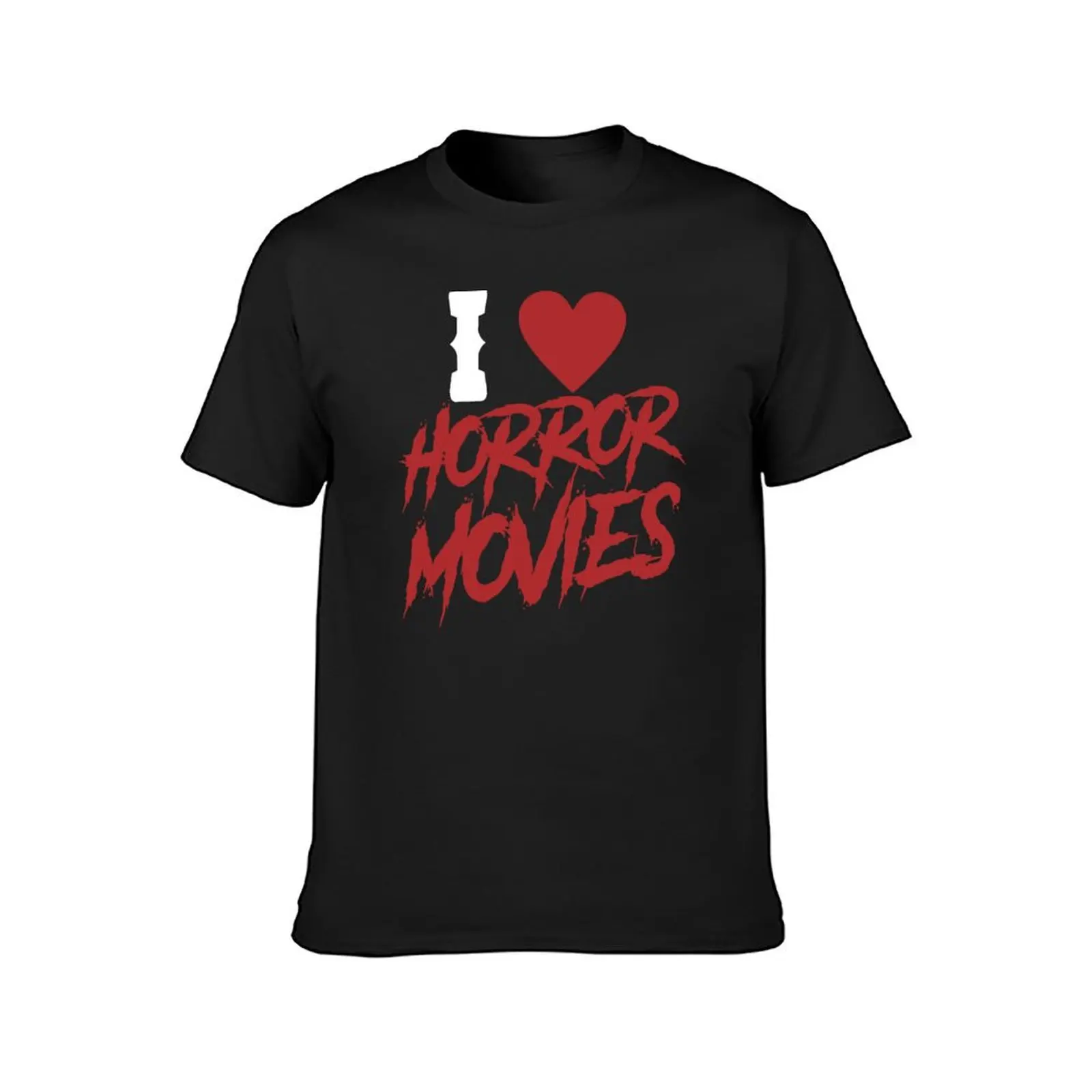 I Love Horror Movies, Scary Movie Addict, 80s Horror Movie Fan T-shirt sweat sublime plain white t shirts men