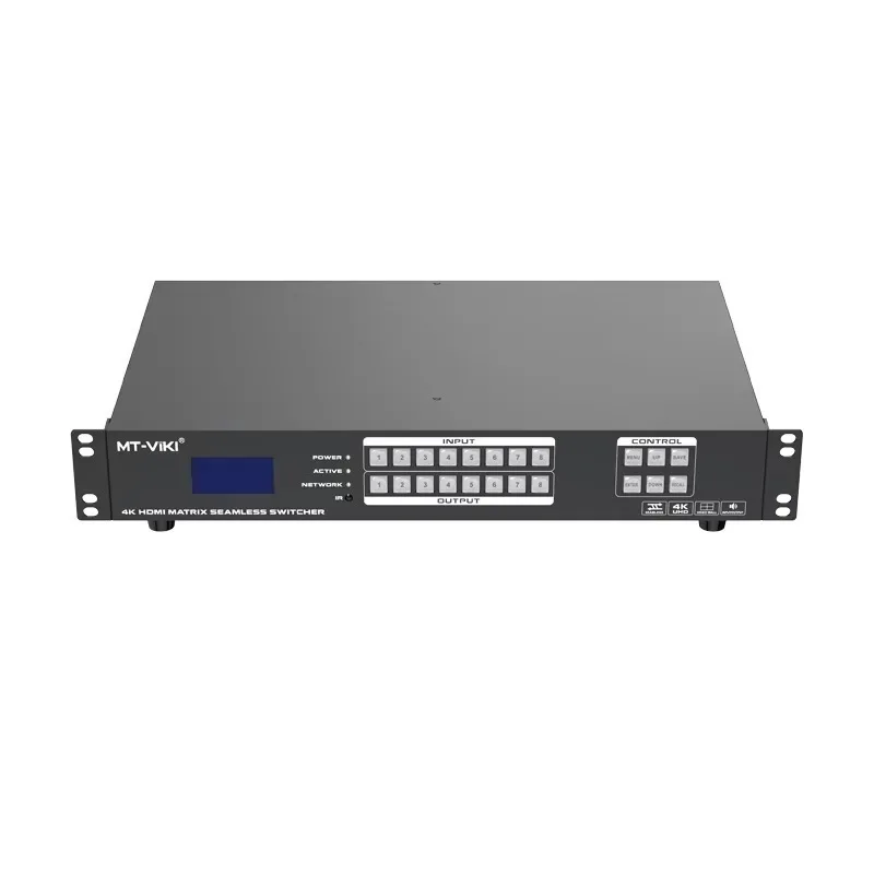 

4K Seamless HDMI matrix 8x8 with Splicing Mode, Available for 4x4 8x8 8x16 16x16 32x32 36x36 72x72