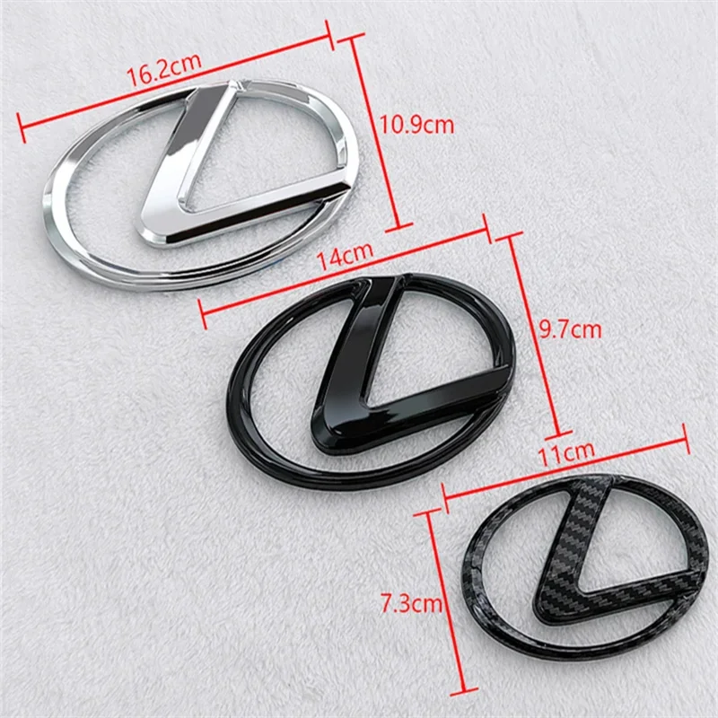 ABS Car Front Hood Trunk Rear Badge Sticker for LEXUS IS250 RX350 ES200 ES300 ES250 ES350 CT200H NX300H Exterior Accessories