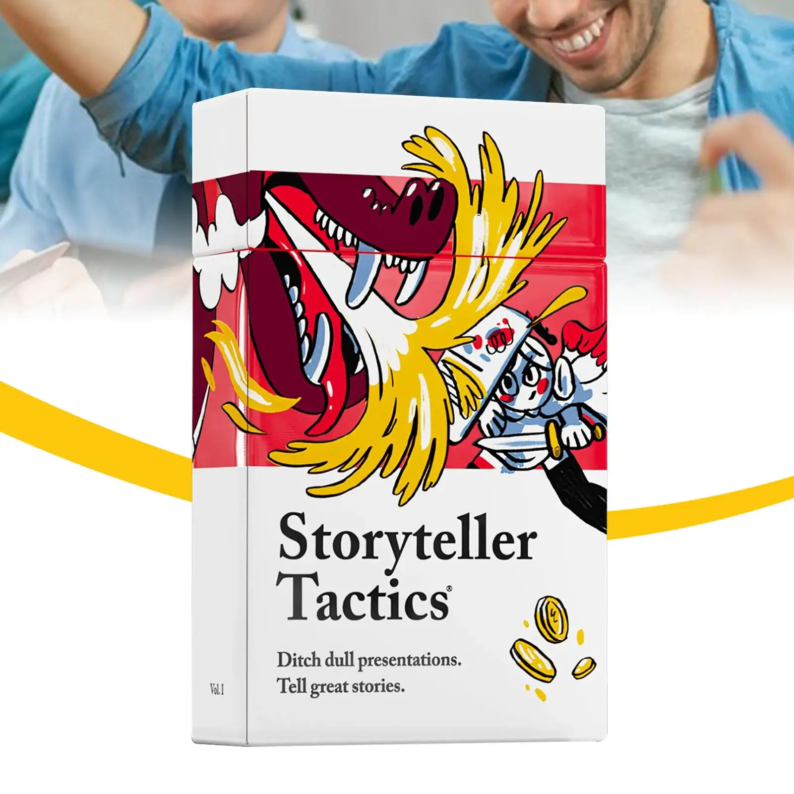 Storyteller Tattiche Mazzo di carte Giochi di carte Carte di persuasione Carte narrative creative 54 carte Tattiche di squadra Strumento aziendale