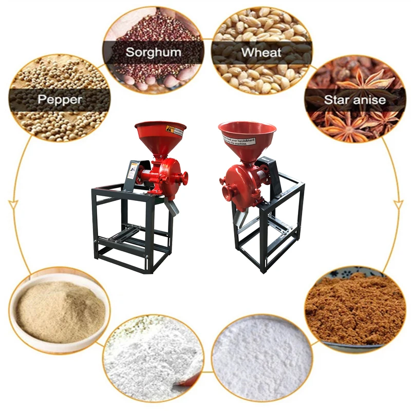 High quality corn flour milling wheat machine/flour mill for family