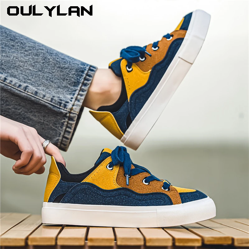 

Thick-soled Board shoes for men 2024 spring and autumn new niche original retro all-match sneakers Hong Kong style Size 39-44