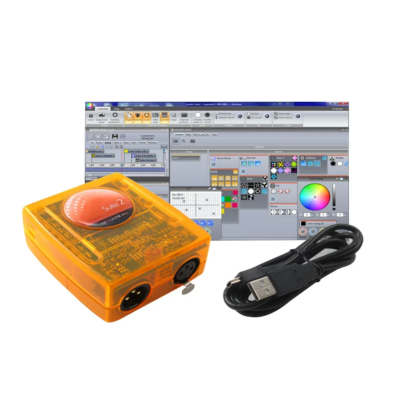 Software Microsoft Windows 32 Bit/64 Bit Sunlite2 DMX 512 PC Controller Dimmer