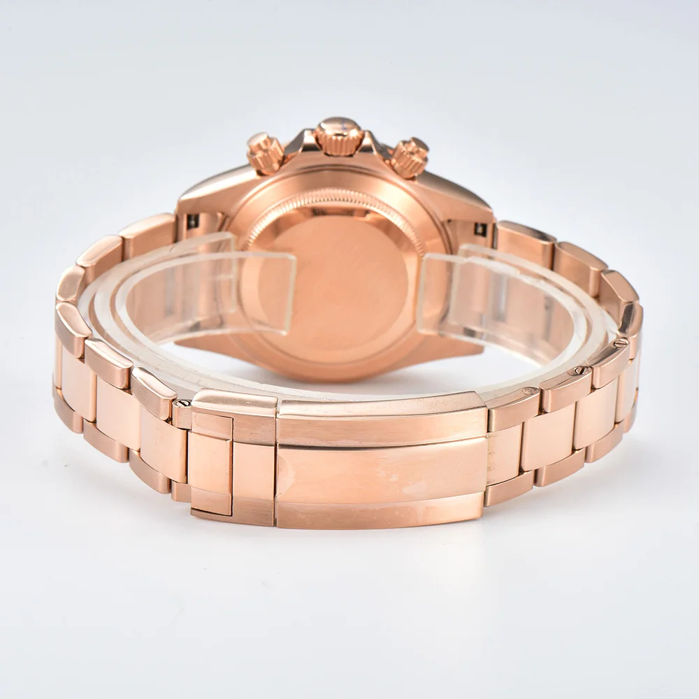 Часы VK63, красочные часы с бриллиантами и драгоценными камнями, серия OUMASHI, лучшие мужские часы с циферблатом панды, кварцевое сапфировое стекло, часы из нержавеющей стали 316,