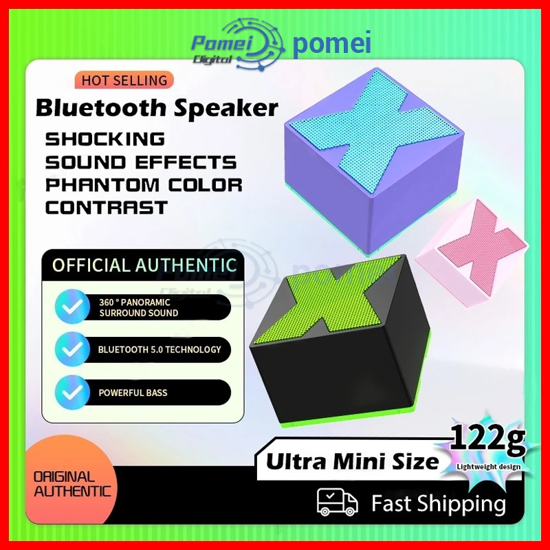 New Bluetooth Speaker Wireless Outdoor BT 5.0 Portable Subwoofer Stereo Surround Sound Mini Bluetooth Small Speaker