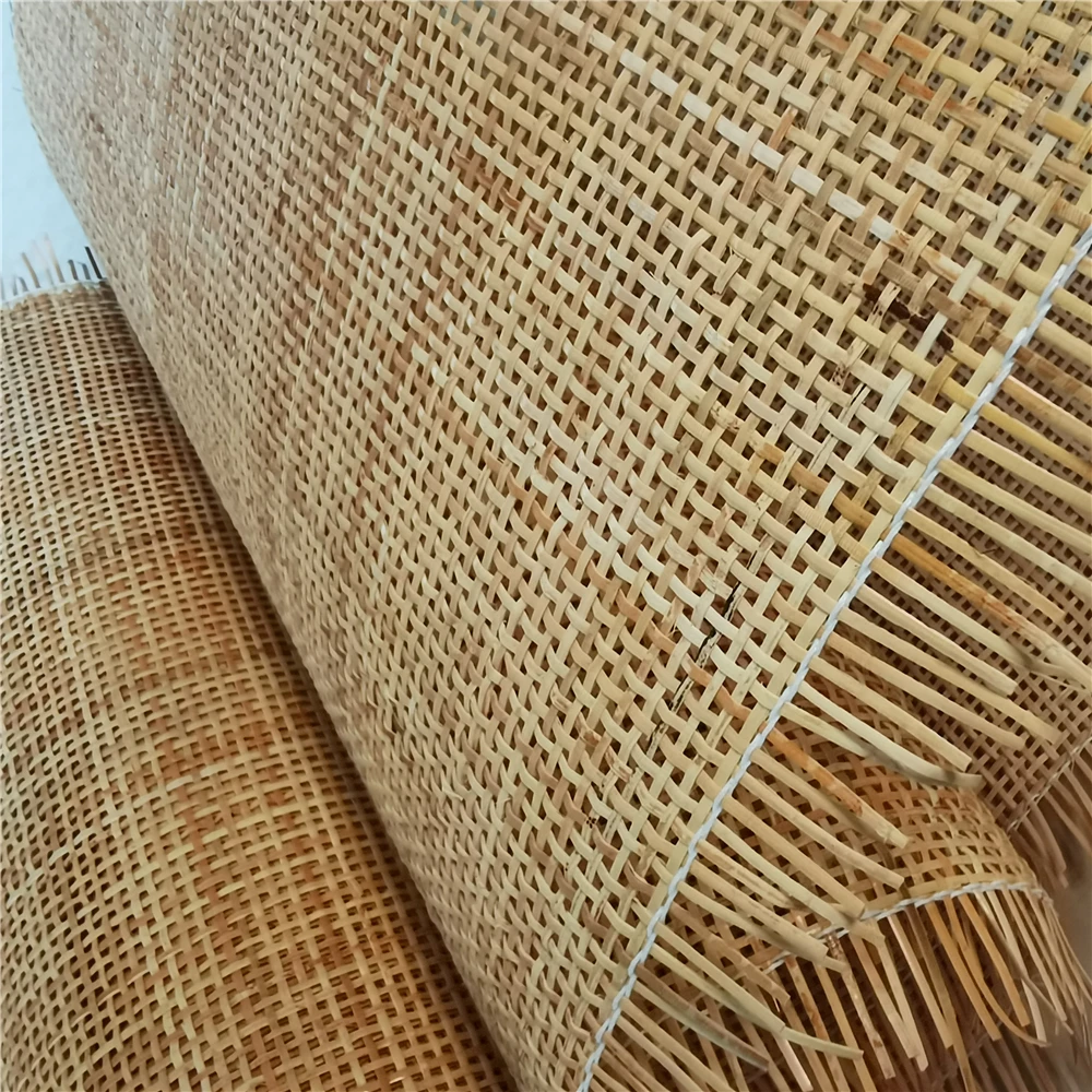 60CM X 1-3 Meters Cane Webbing Roll Natural Real Rattan For Chair Table Furniture Material