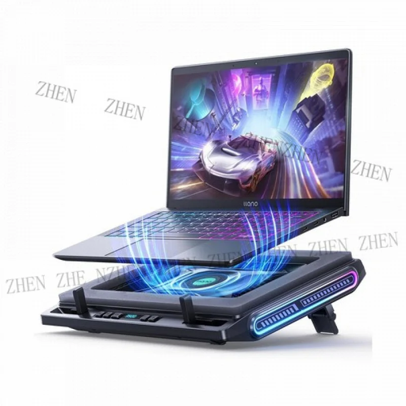Y for Llano V10 Pro Laptop Cooling Pad, 5.5'' Turbo Fan, 12 RGB
