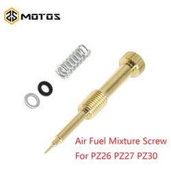 ZS MOTOS M6X0.75 PZ Carburetor Modified Extended Air Fuel Mixture Screw kit For Keihi PZ26 PZ27 PZ30 CA125 CB1000 CB125 CB450