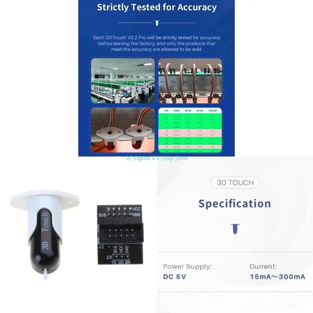 E74D 1Set for 3D Printer Auto Levelering for Touch V3.2