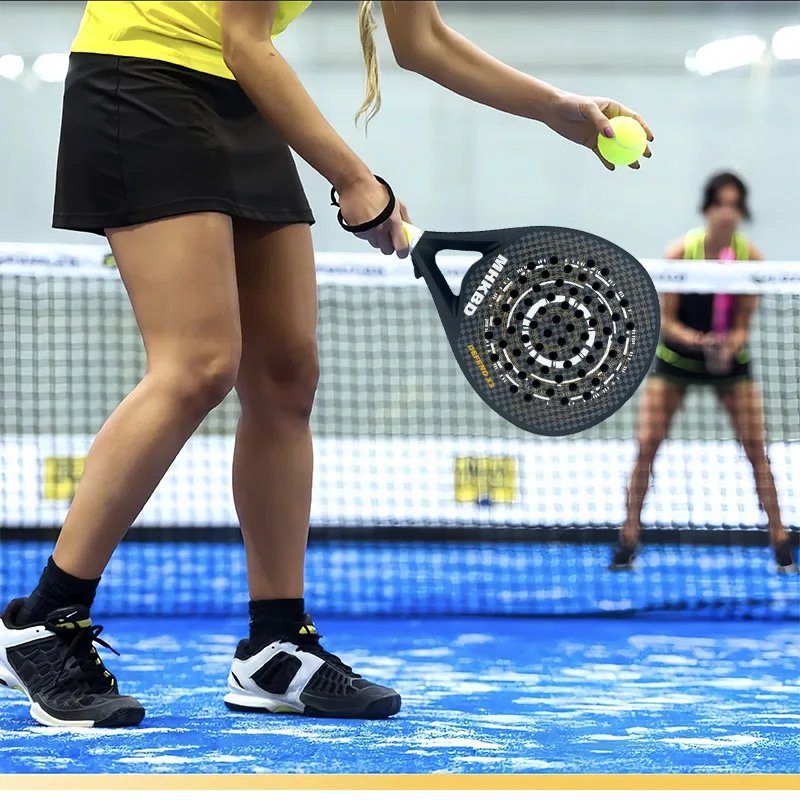 1 قطعة مضرب تنس باديل ألياف الكربون إيفا رغوة جماليات عالية المهنية ومتميزة الجودة مع غطاء 2025 #4