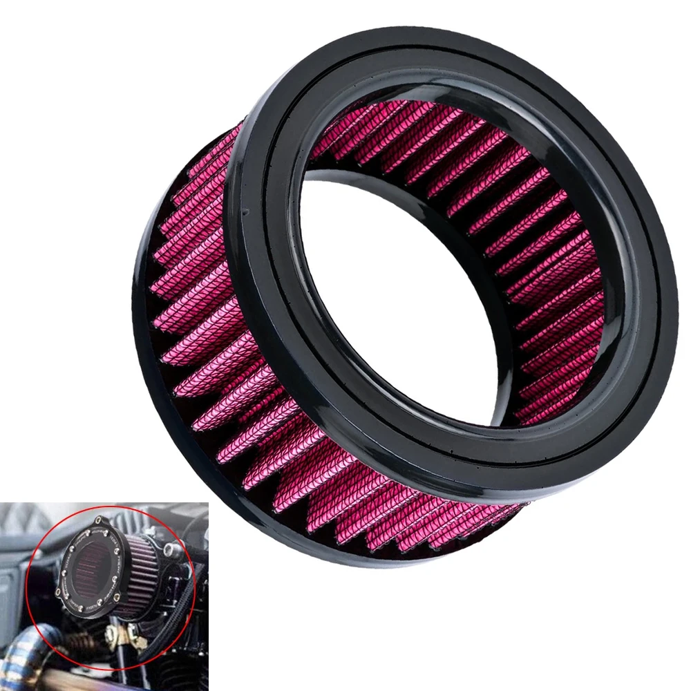 Motorcycle Air Filter Element Intake Cleaner For Harley Sportster Iron XL 883 XL1200 Sport Nightster 72 Forty-Eight 1991-2021