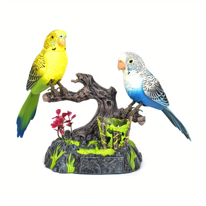 

1pc simulation bird ornament small bird ornament, vividly decorated small bird statue creative ornament, home desktop decoration
