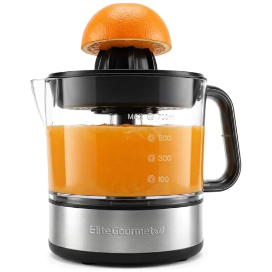 ETS623 BPA-Free 40-Watt Electric Citrus Juicer, Compact, Large Volume, Pulp Control, Oranges, Lemons, Limes, Grapefruits with E