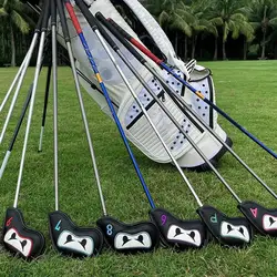 Driver Covers For Golf Clubs Protective Golf Headcovers Thick Set Of 10 Embroidered Golf Club Head Cover For Holiday Birthday