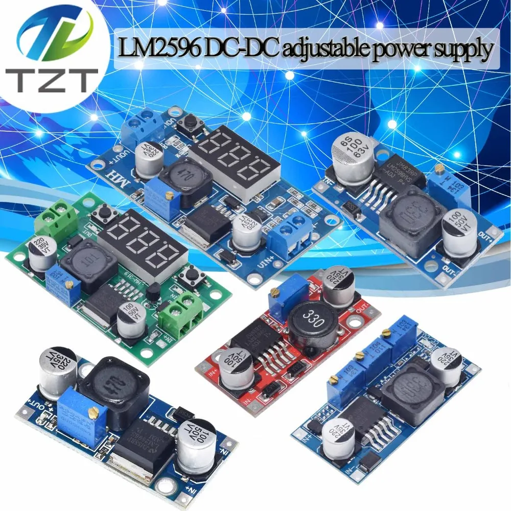 LM2596HVS LM2596 power supply module DC-DC BUCK 3A adjustable buck module regulator ultra LM2596S Step down 24V switch 12V 5V 3V