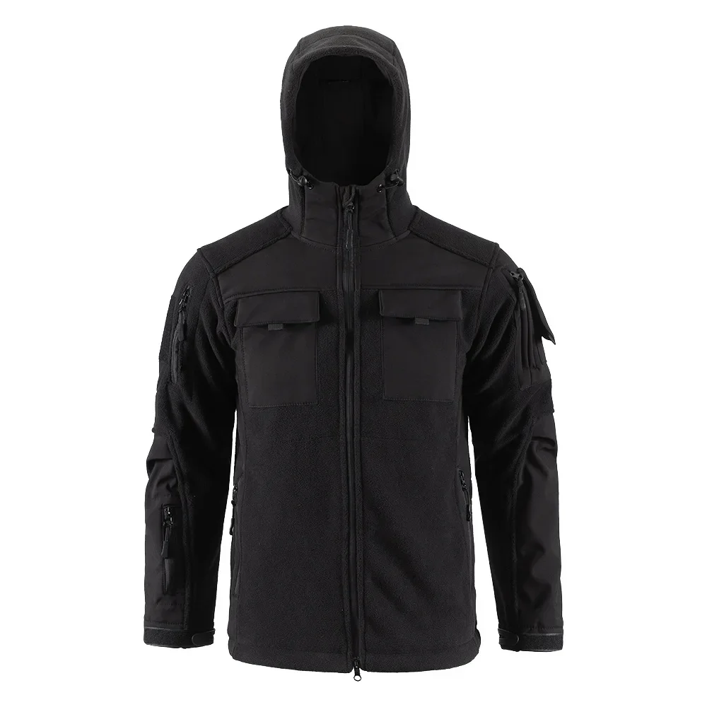New men\'s mountaineering outdoor sports patchwork fleece jacket men\'s warm fleece jacket Padding jackets for Men\'s clothing
