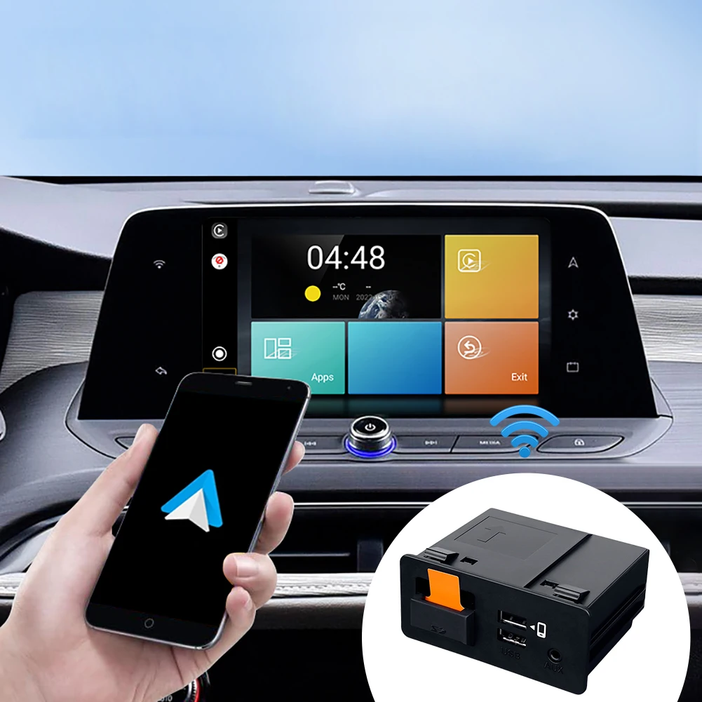 Wireless type-c CarPlay Android Auto Adapter UBS Hub OEM for Retrofit Mazda 2 3 6 CX3 CX5 CX8 CX9 MX5 Demio Miata TK78669U0C Kit